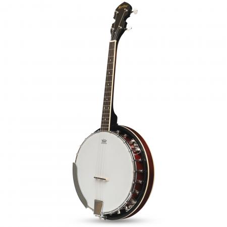 4 CUERDOS BANJO SÓLIDO DETRÁS 17 FRET, 4 CUERDAS TENOR BANJO ESCALERA CORTA