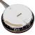 HEARTLAND 4 STRING BANJO 24 BRACKET CON SÓLIDO CERRADO ESPALDA