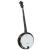 Heartland 5-string banjo 24 bracket with closed solid back and geared 5th tuner
