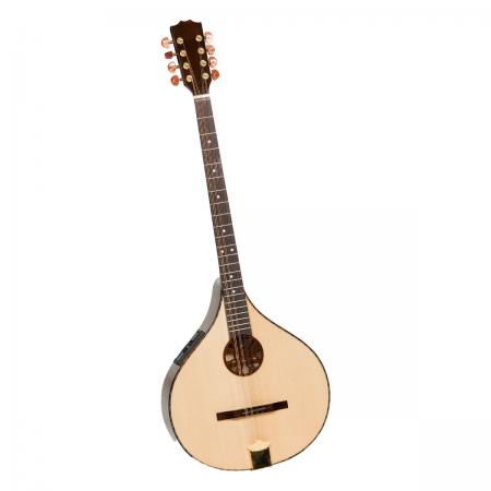 Traditional electro acoustic irish concert bouzouki , 8 strings ,maple body with spruce top