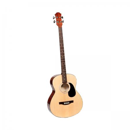 Muzikkon electro acoustic jumbo bass guitar, 4 string