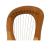 Muzikkon lyre harp, 10 strings lacewood