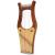 MUZIKKON MINI KINNOR HARP, 10 CORDE CEDRO ROSSO