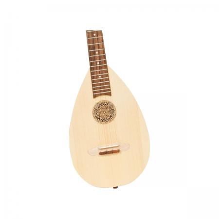 Heartland baroque ukulele, 4 string tenor walnut