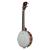 NUOVO HEARTLAND 4 STRING BANJOLELE BANJO UKULELE 23 MOGANO DEL CONCERTO DI POLLICI