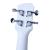 Panda white electric ukulele with bag