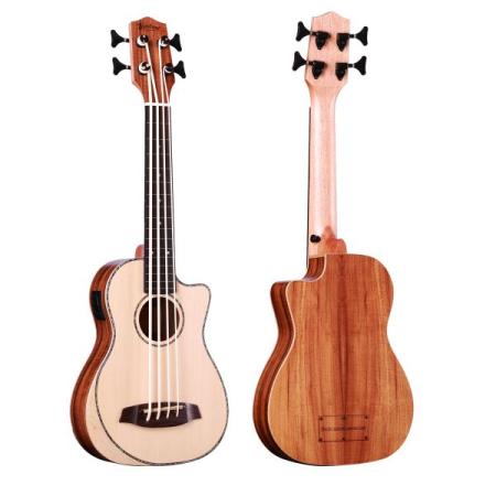 Heartland baritone ukulele bass acacia with eq