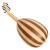 Muzikkon Renaissance Lute, 6 Course Variegated Maple Walnut