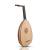 MUZIKKON RENAISSANCE LUTE, 6 COURSE VARIEGATED LEFT HAND MAPLE WALNUT