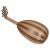 MUZIKKON RENAISSANCE LUTE, 6 COURSE VARIEGATED LEFT HAND MAPLE WALNUT