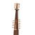 Muzikkon THEORBO bass lute medium left handed variegated walnut and lacewood