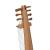 Muzikkon THEORBO bass lute medium left handed variegated walnut and lacewood