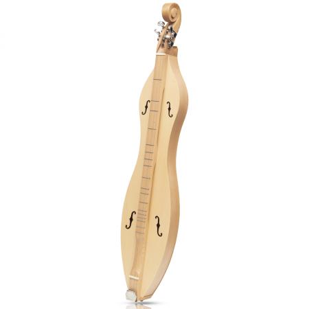 4 STRING MOUNTAIN DULCIMER F-HOLE LACEWOOD CON HARDWARE FINITURA NICHEL