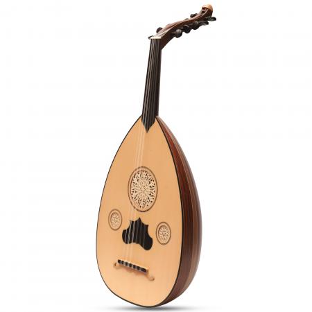 HERZLAND  TÜRKISCHES OUD,  12 STRINGS  VARIEGIERTES ROSENHOLZ NUSSBAUM