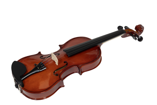 Solid Maple Violin Professional Heartland 4/4 Premium  Solid Flame Maple Violin 
