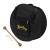 18"x4" Heartland Bodhran Black Tunable T-Bar Deep Tune