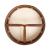 18 "X4" HEARTLAND BODHRAN ROSEWOOD TUNEABLE SINTONIZADOR PROFUNDO