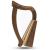 O'CAROLAN HARP 12 STRINGS WALNUT