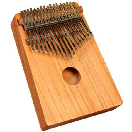 MUZIKKON THUMB PIANO,  AFRICANO KALIMBA, MABIRA ROSSO  LEGNO DI CEDRO