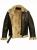 Men leather fur jacket