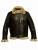 Veste en fourrure en cuir pour hommes