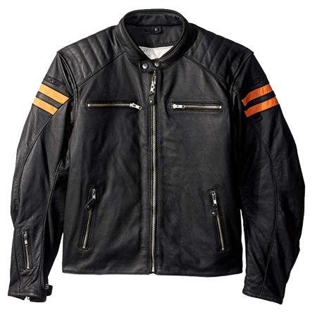 Chaqueta de cuero 100% auténtico para moto de alta calidad