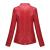 Classic Design Ladies Faux Artificial Leather Fashion Jacket