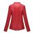 Classic Design Ladies Faux Artificial Leather Fashion Jacket