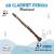 Clarinete clásico histórico de época en sol | Sol Klarnet