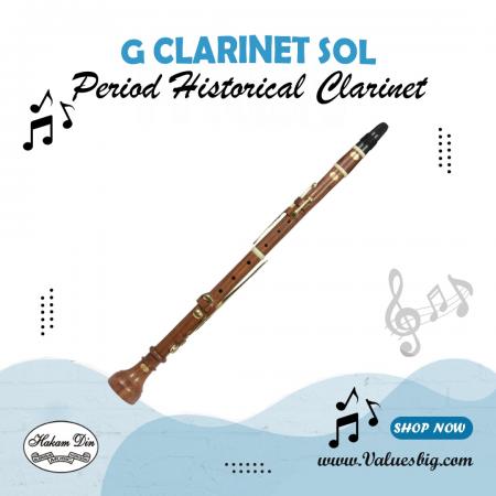 Clarinetto classico storico del periodo in sol | Sol Klarnet