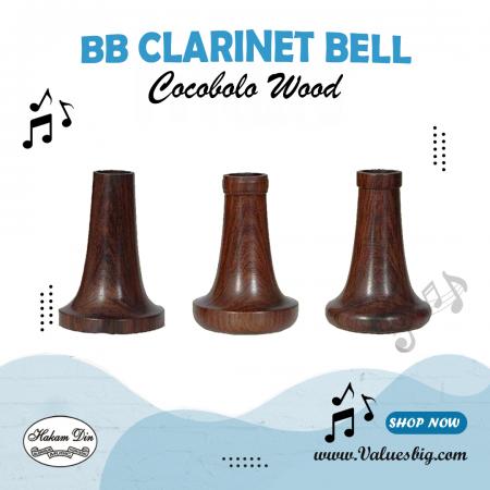 Cloche de clarinette | Ensemble de 3 | Bois de cocobolo