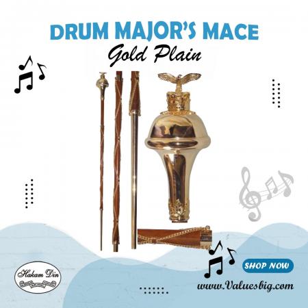 Drum Major's Mace | Gold | Plain