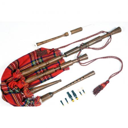 Medieval Bagpipes | Italian Bagpipes | Western European 2 Drones | Rosewood |