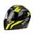 FULL-FACE MOTORCYCLE HELMET REPLACEABLE ANTI-SCRATCH OUTER VISOR