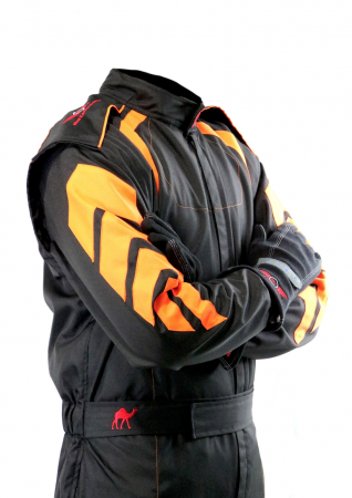 Aurora 2.0 Single Layer Sfi 3.2a/1 Rated Fire Suit Black/Neon Orange