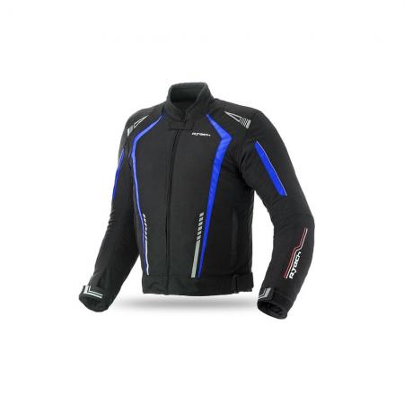 Marshal-Textile Jacket-Black/Blue