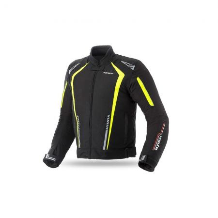 Marshal-Textile Jacket-Black/Yellow Flouro