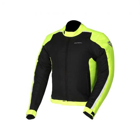 Motril-Textile Jacket-Black/Yellow Flouro