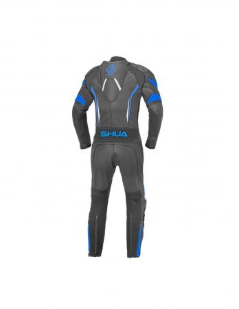 Shua Infinity 1PC Leather Suit (Black/Blue)