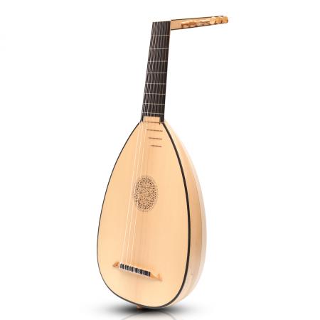 Muzikkon Descant Lute, 7 Course Lacewood