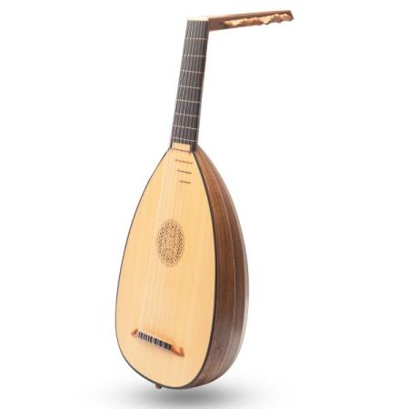 Muzikkon Descant Lute, 7 Course Walnut