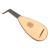 Muzikkon Travel Lute, 8 Course Lacewood