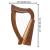 O'CAROLAN HARP, 12 STRING R/W WITH SHARPENING LEVERS