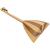 Muzikkon Deluxe Balalaika, 3 String Variegated Maple and Walnut Left Hand