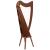 22 String Claddagh Harp Walnut