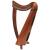22 Strings Claddagh Busker Harp Rosewood