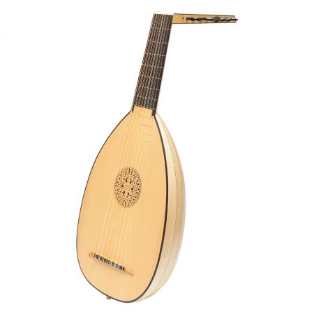 Muzikkon Renaissance Lute, 8 Course Flame Maple