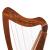 Cross Strung Harp, 38 String Rosewood