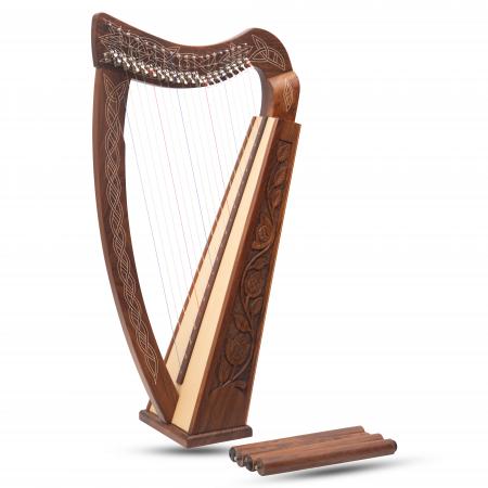 19 STRING BORU HARP ROSEWOOD