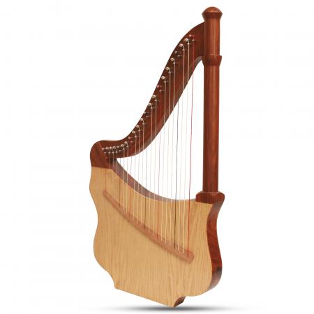 LUTE HARP, 22 STRINGS ROSEWOOD